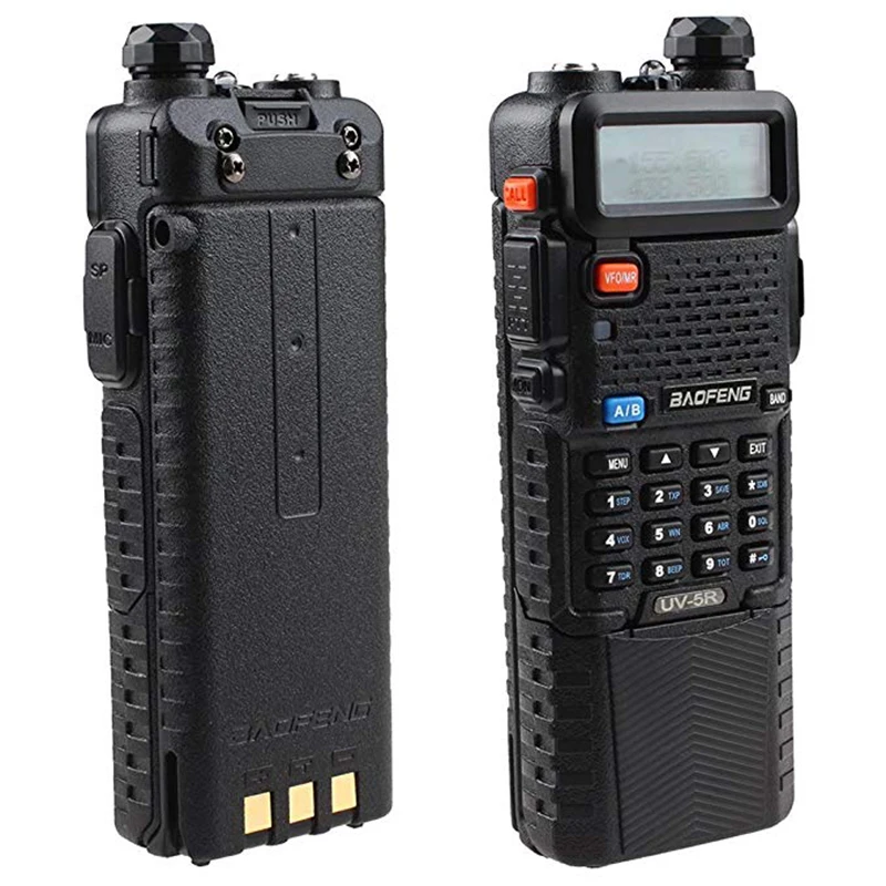Baofeng UV-5R двухдиапазонный UHF/VHF радио трансивер ж/Обновление версии 3800 mah батареи с