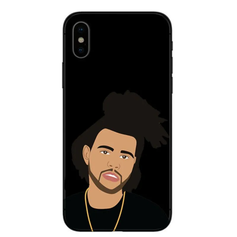 J COLE The Weeknd Starboy Pop Cantor Мягкий Силиконовый ТПУ чехол для телефона чехол для iPhone Da X 8 alem de 7 plus 6 5 XR 11 - Цвет: TPU