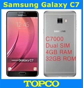 

Samsung Galaxy C7 32GB Original Unlocked GSM 4G LTE Octa Core 5.7" 16MP Android Dual Sim Mobile Phone C7000 RAM 4GB Dropshipping