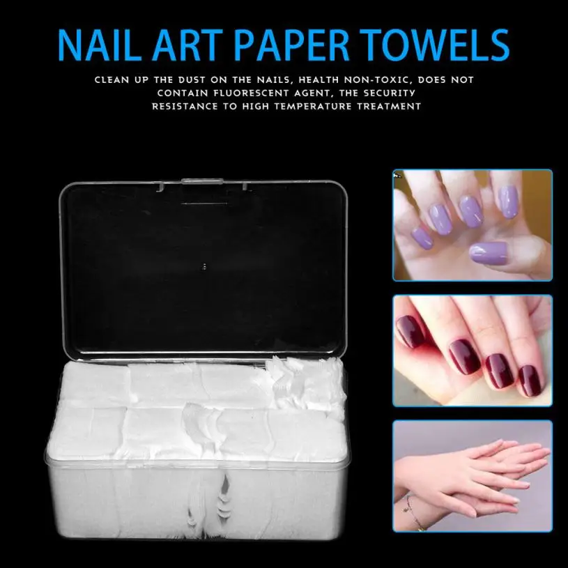 Buy 1000Pcs Nail Art Tips Cotton Manicure Polish