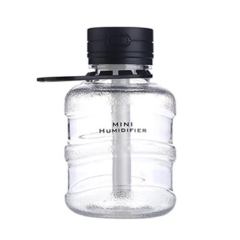 

300ml Bucket humidifier，Desk Humidifier LED Night Light Cool Mist Humidifier with Timed auto shutdown for Office Home Car Baby