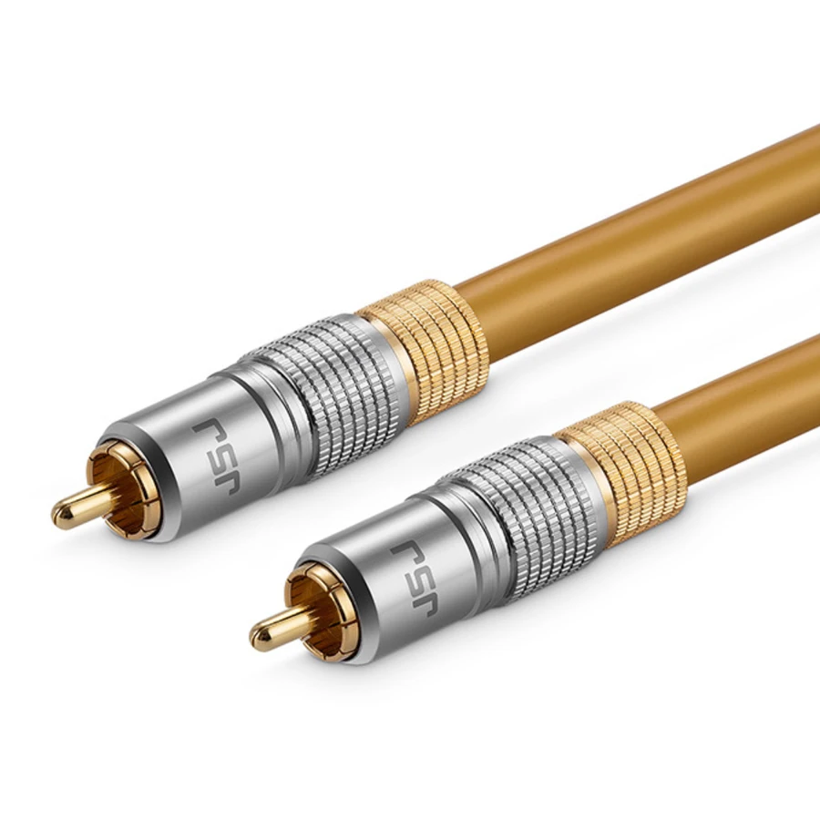 

RCA Audio Video Cable Subwoofer Cable, 1 RCA to 1 RCA, Subwoofers , AV Receivers, Hi-Fi Cable