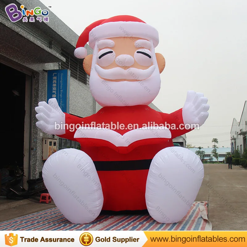 

FACTORY OUTLET 5m inflatable giant Santa Claus air blow Santa hug figure balloon toy custom made decorating outdoor party＆store