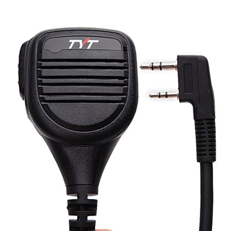 TYT непромокаемые плеча Динамик микрофон дистанционного IP54 для TYT MD-380 MD-390 TH-UV8000E BaoFeng, AnyTone иди и болтай Walkie Talkie