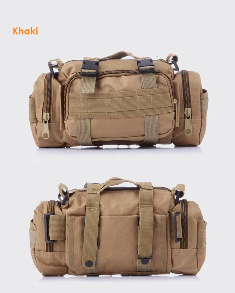 Fishing Bag Multifunctional Camouflage Lure Bag Fishing Tackle Bag Backpack Shoulder Pack Outdoor Bag