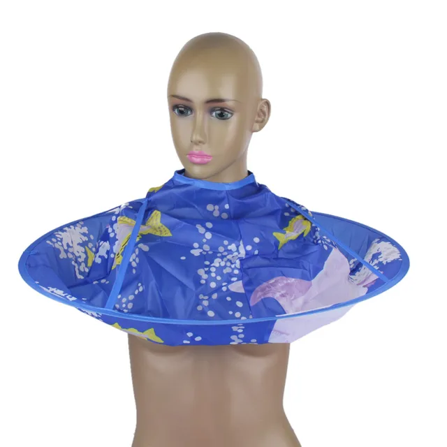 Haircut Gown A Barber Cape Salon Family Kids Umbrella Haircut Gown A Barber Cape Salon Family Kids Umbrella Hairdresser Hair Cutting Capes Blue Cloak