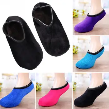 

Autumn Winter Warm Socks Unisex Soft Home Thicker Floor Velvet Socks Women Men Warmer Breathable Anti Slip Floor Socks #2