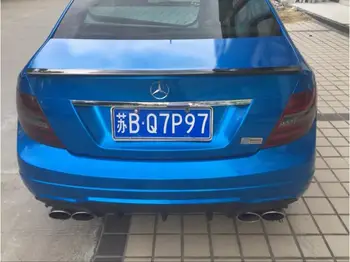 

PAINT CAR REAR WING TRUNK LIP SPOILER FOR For Benz W204 C180 C200 C260 C Class C63 2008-2014 BY EMS