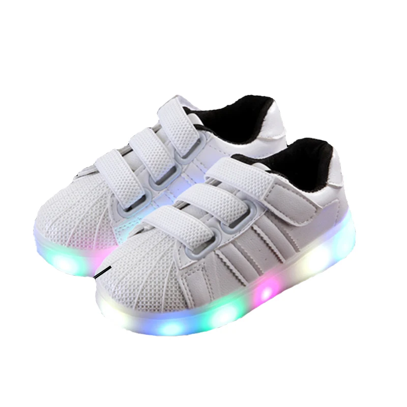 Buy Children Flat Led Light shoes Boy Girl Casual Kids