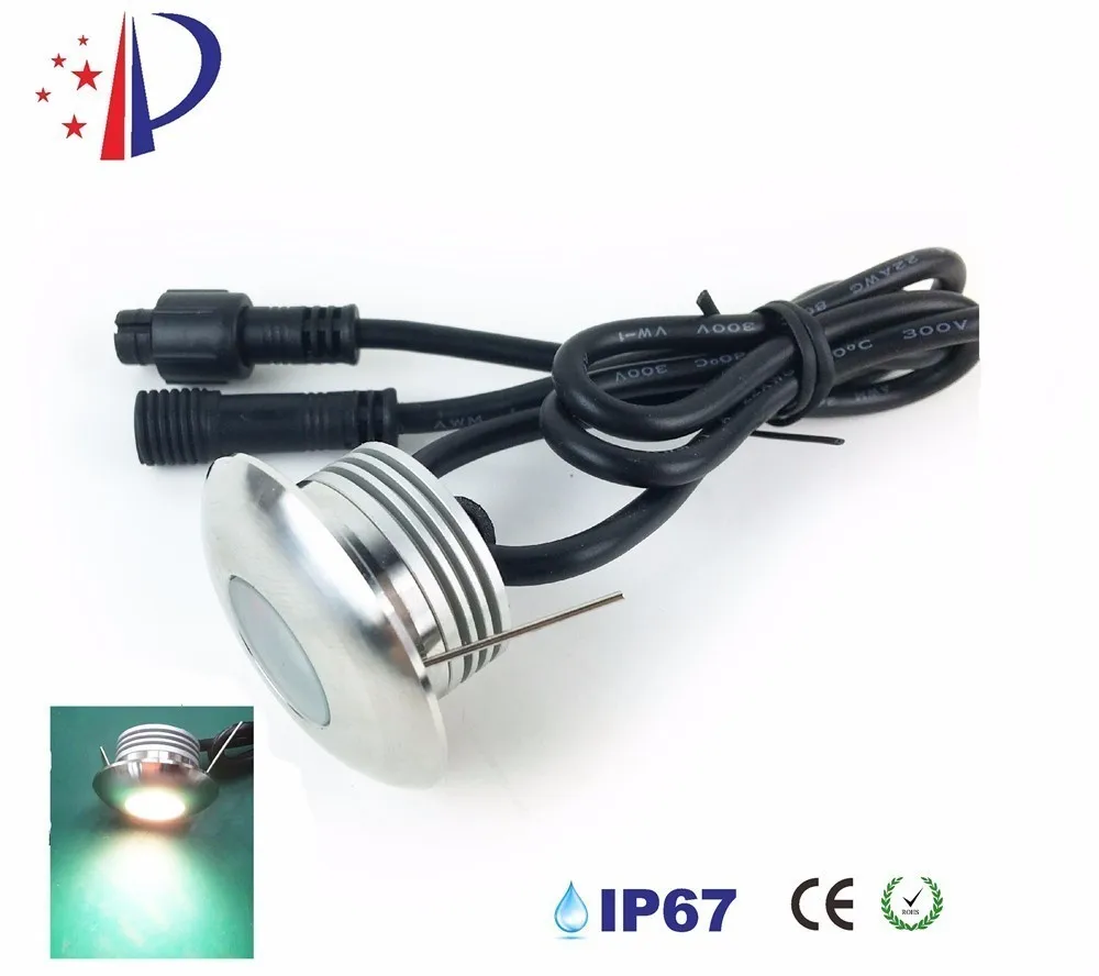 

1W Recessed LED Step Stair Wall Lamp IP67 DC12V Porch Pathway Spot Light Plinth Patio Corner Deck Balcony Lighting 8pcs CE List
