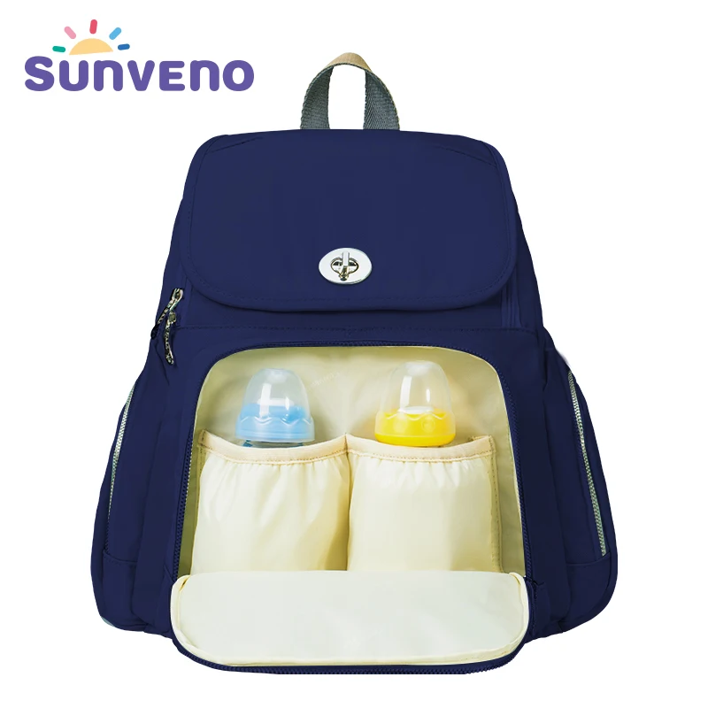 2018 Sunveno Fashion Mummy Maternity Baby Diaper Backpack Nappy Bag Designer Nursing Bag for Baby Care