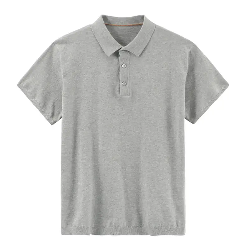 13Colors Summer Polos Men Sweater Quality Combed Cotton Knitted Short Polo Male Tees Top Pullover Large Plus Size 4XL Muls Brand 02