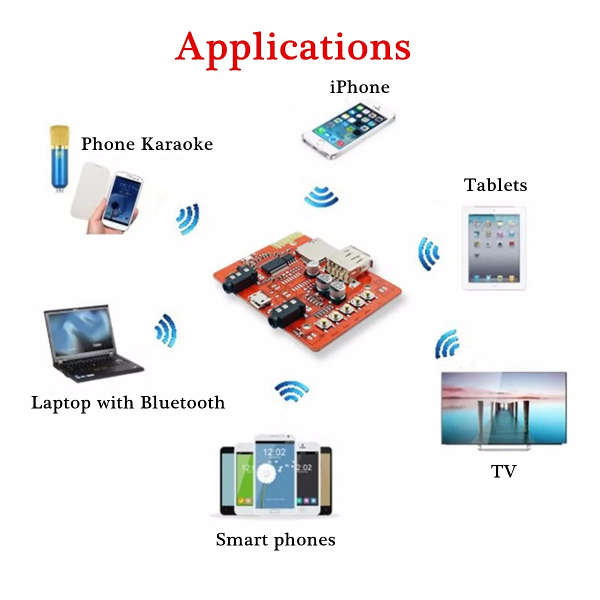 LEORY AUX Loseless стерео усилитель модуль беспроводной bluetooth аудио приемник плата USB адаптер для наушников