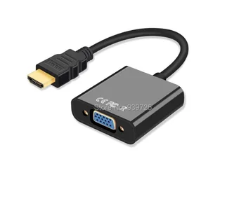 

HDMI to VGA adapter convertor video 1080P Digital to Analog Audio Adapter Male to Female for PC Laptop Tablet Projector