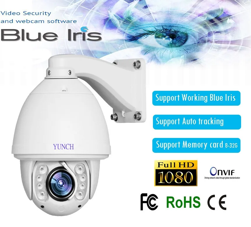 Опционально POE CCTV IP 20/30X зум-камера Высокоскоростная купольная сеть 1080P Автоматическое отслеживание PTZ IP камера наблюдения камера безопасности