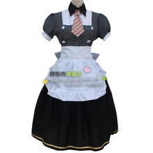 Anime Love Live! lolita traje de sirvienta disfraces cosplay minami kotori 4 en 1 dress + delantal + headwear + tie