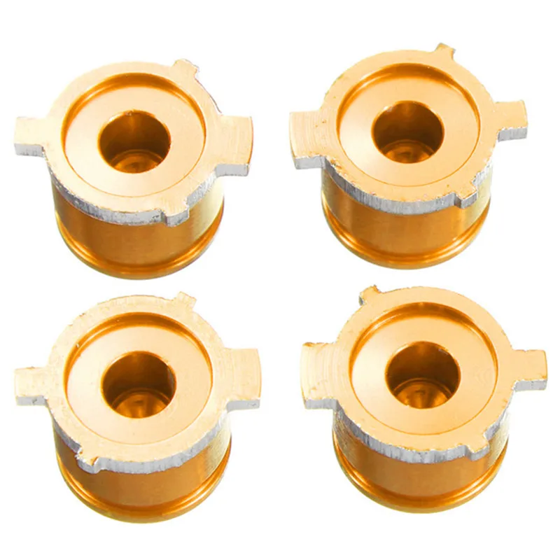 4pcs Universal Metal Bullet Buttons Thumbstick Cap For PS4 For Dualshock 4 For Xbox Controller Analog Joystick Stick Module