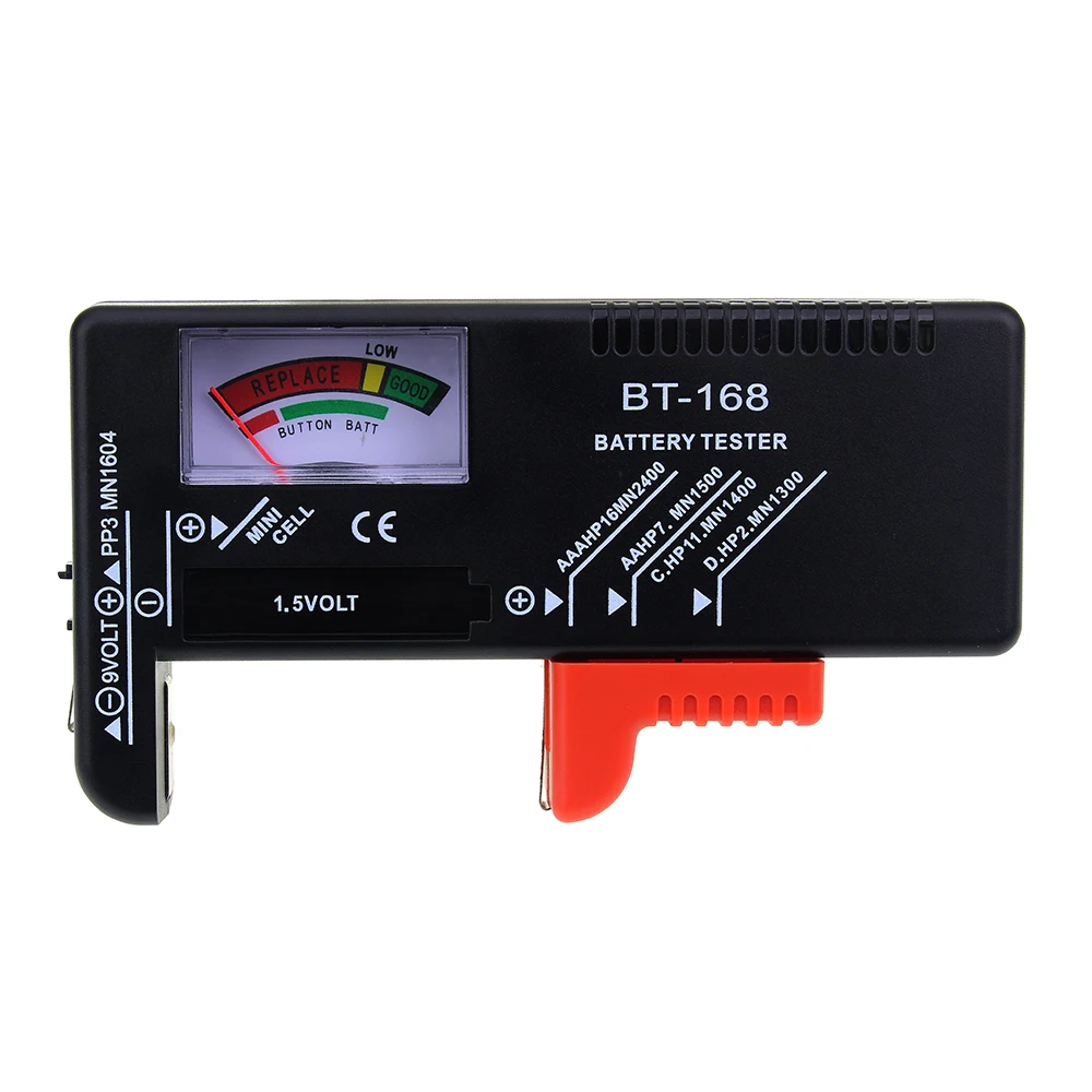 Universal Digital Battery Tester AA/AAA/C/D/9V/1.5V Button Multiple