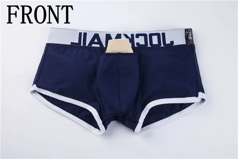 JOCKMAIL повышение сексуальное нижнее белье мужчины пенис боксер Push up boxershorts хип-до прикладом посылка повышения мягкий Магистральные гей