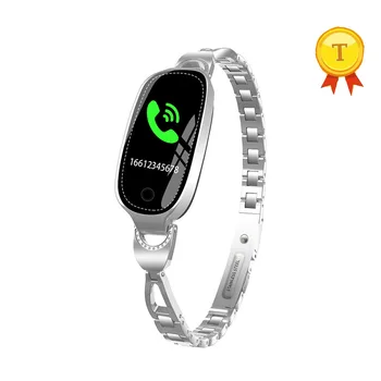 

Good selling Smart bracelet wristband new blood pressure monitoring call reminder metal strap smartband for Android phones