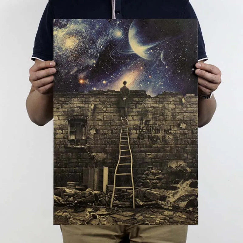 

Posters and Prints Movie Retro Poster Adornment Vintage Anime Living Room Decorative Painting Core Kraft Paper Wall Stickers