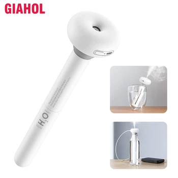 

Mini Portable Humidifier USB Silent Cool Mist Humidifier Ultrasonic Air Humidifiers for Travel Car Home Office Desk Kids Women