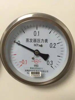

Zibo new era evaporator pressure gauge -0.1-0.3MPa axial Y100 thread interface M20*1.5