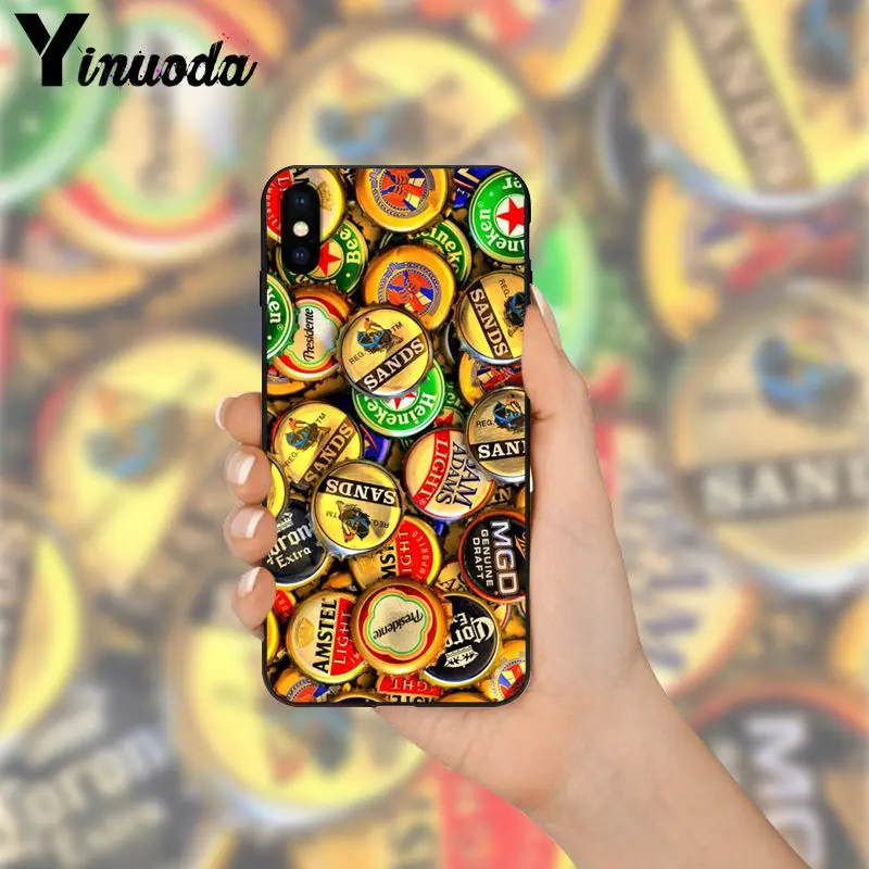 Yinuoda крышка бутылки и пива DIY Окрашенные красивые аксессуары для телефона чехол
