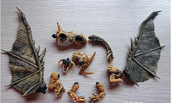 1pcs hot sale DIY dragons toy education toy with wings classic toys for children gifts dinosaur action figures