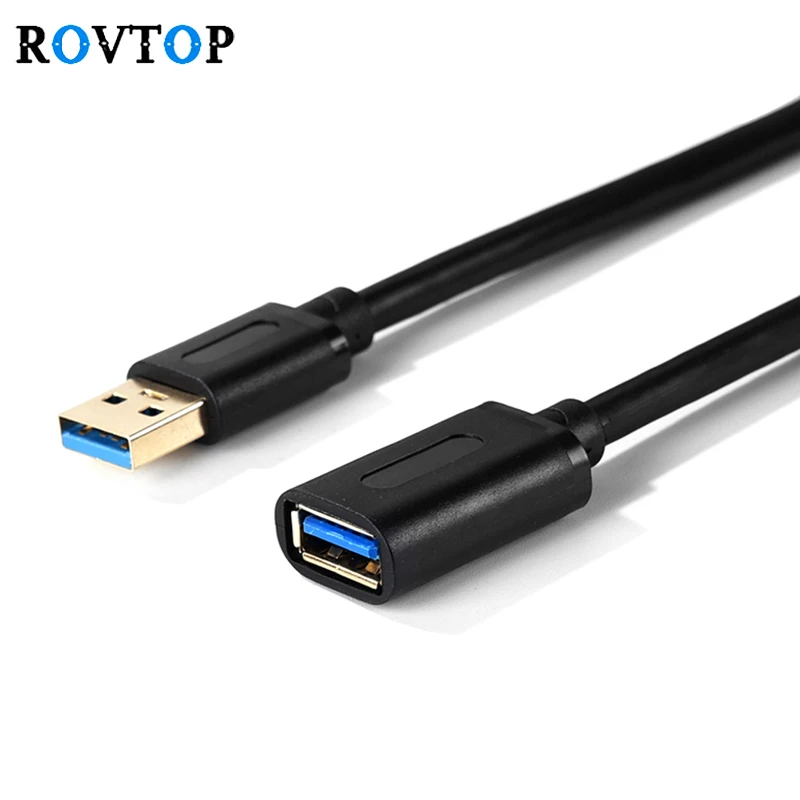 Rovtop USB 3,0 AM-AF Удлинительный кабель, кабель USB3.0 мужчин и женщин, синхронизация данных, USB 2,0, удлинитель, шнур 5Gbp/s, Удлинительный кабель Z2