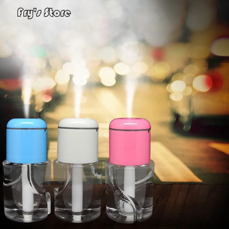 

Hot Fashion Portable USB Mini Water Bottle Caps Humidifier Mist Maker essential oil diffuser difusor de aroma mist maker fogger