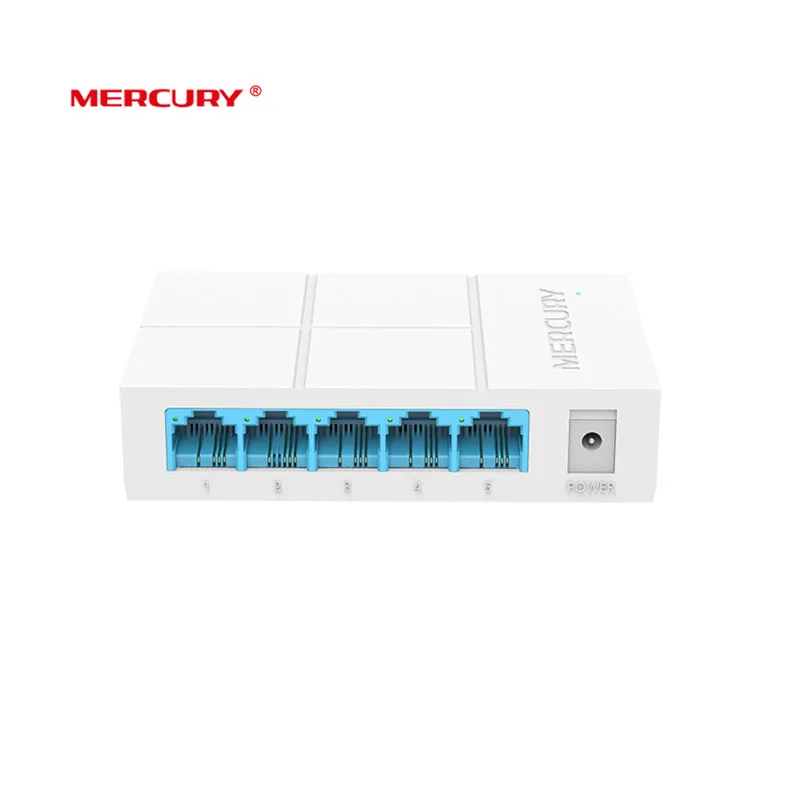 MERCURY S105M Мини Быстрый Ethernet-коммутатор, 5 Порты и разъёмы Настольный Ethernet сетевой коммутатор концентратор 10/100 Мбит/с