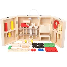 Детские игрушки, деревянные игрушки, портативные многофункциональные симуляторы, набор инструментов, ролевые игрушки, гайка, комбинированная головоломка, игрушки для детей, подарок для мальчиков