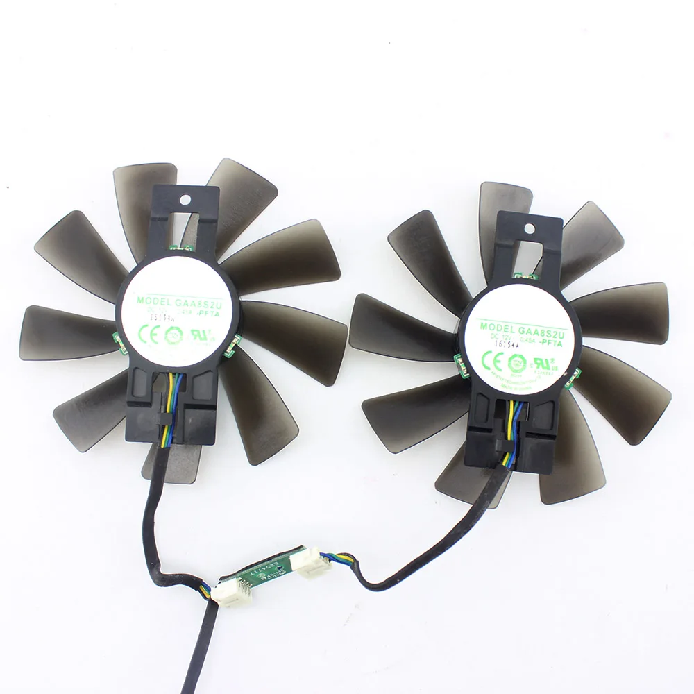 Вентилятор охлаждения GAA8S2H GAA8S2U 0 35a 4pin замена кулера для Gainward GTX970 GTX 970 двойная