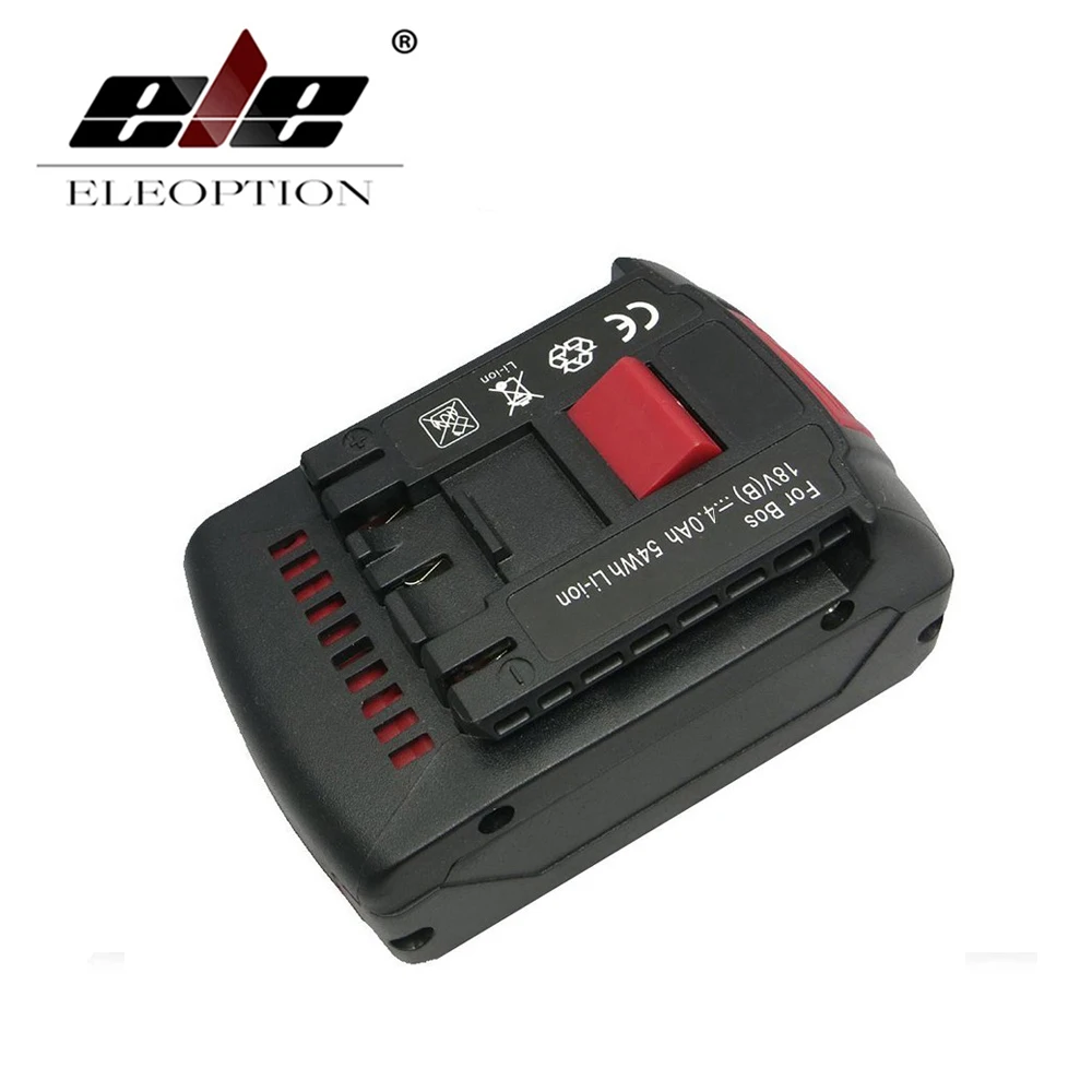 ELEOPTION BAT609 Replacement for Bosch Rechargeable battery 18v 4000mAh