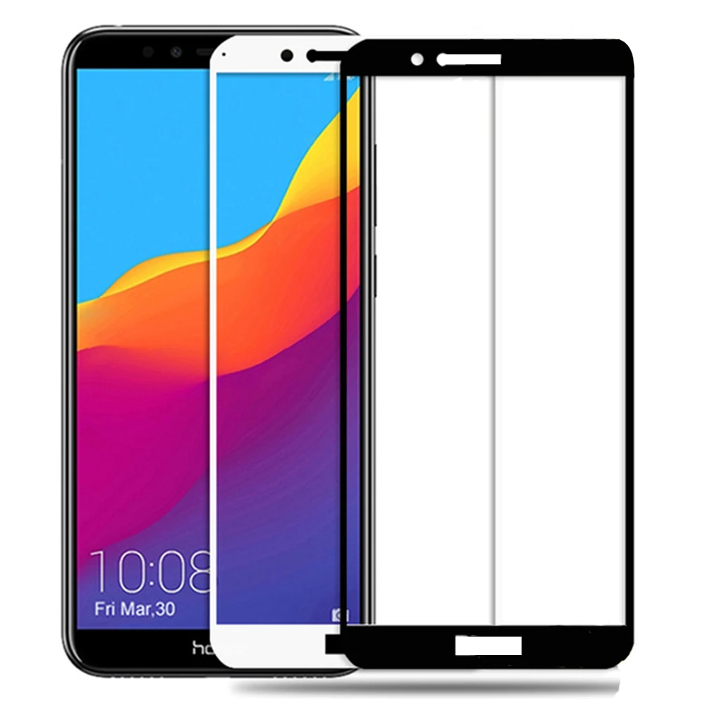 Защитный стеклянный чехол для huawei y7 prime 2018 закаленное стекло y6 y9 y 7 6 9 защита
