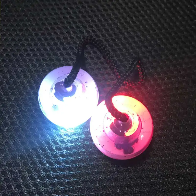 Красочный Светодиодный светильник на палец Yo yo Fingertips, yoyo Ball, декомпрессионные профессиональные игрушки для жонглирования, дропшиппинг