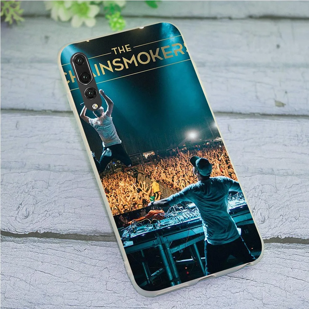 Soft TPU Chainsmokers Phone Cover for Huawei Honor 6A Case 10 8 9 Lite 7A Pro 7X 7C Y6 Prime Nova 3 3i Covers | Аксессуары для