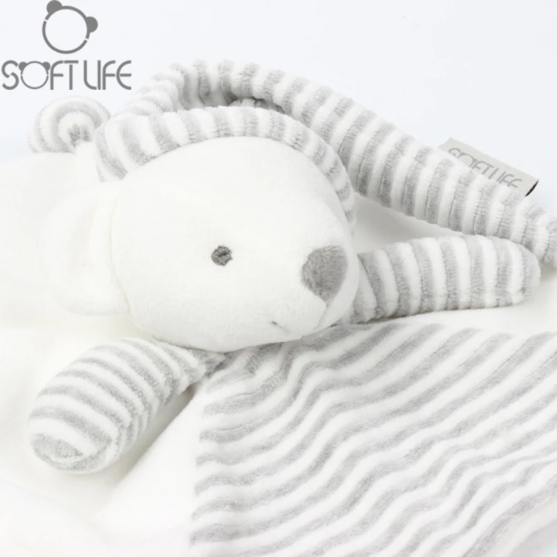 25 см детская плюшевая игрушка шарф с медвежонком носовой платок, полотенце, погремушки, кукла, игрушка для сна, комфортная кукла, спокойное полотенце, обучающая