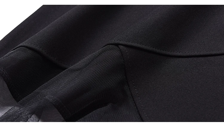 2019 летние новые женские сексуальные тонкие юбка с завязкой на бедрах стрейч сетка; с высокой талией рыбий хвост юбка