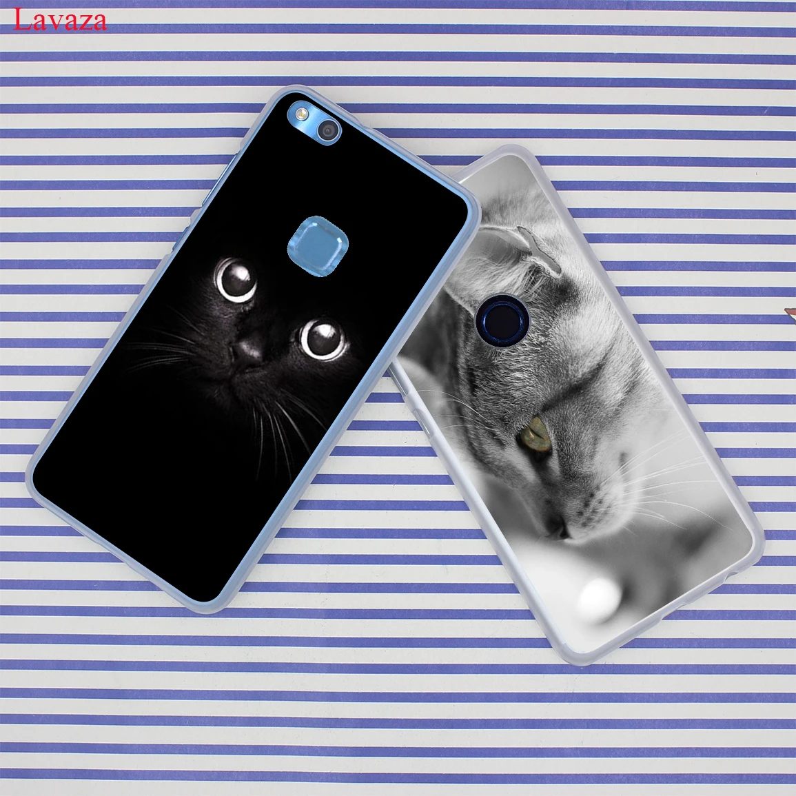 Lavaza черная кошка глядя глаза Жесткий Чехол для huawei Y9 Y7 Y6 Prime 2018 2019 Honor 20 10 8 8C 8X9X9 Lite 7C