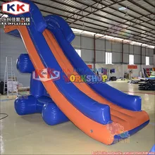 4,5 м Регулируемая надувная яхта горка, надувная водная горка для яхты