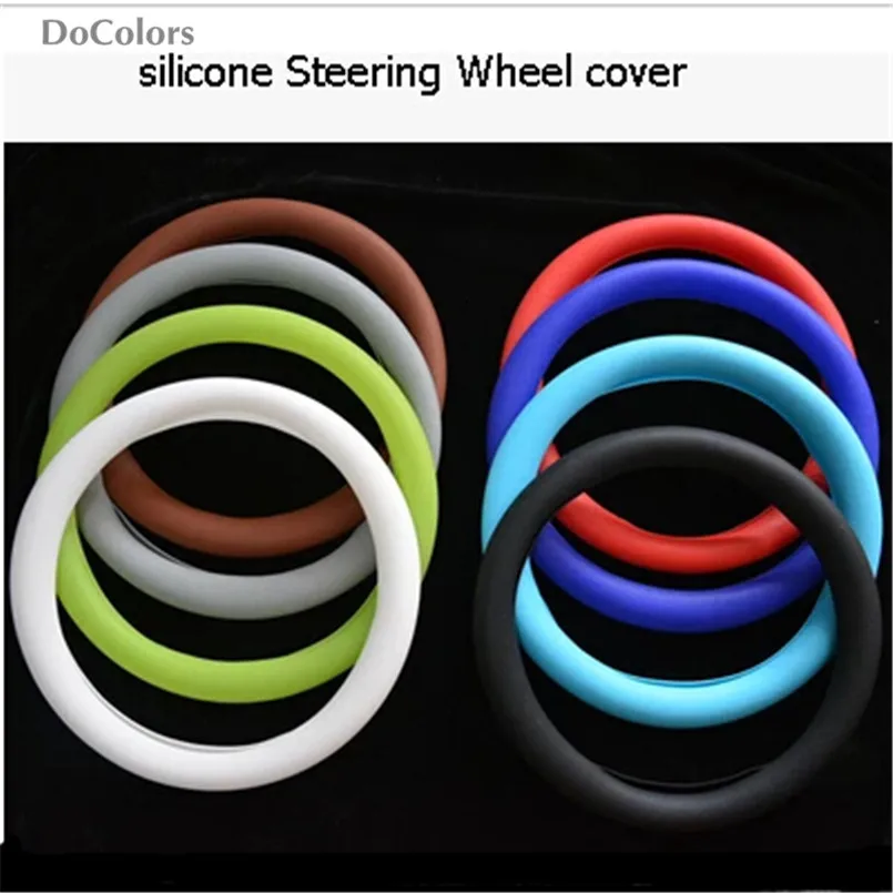 DoColors автомобильный силиконовый чехол на руль для Land Rover Range Evoque Freelander Discovery|Чехлы