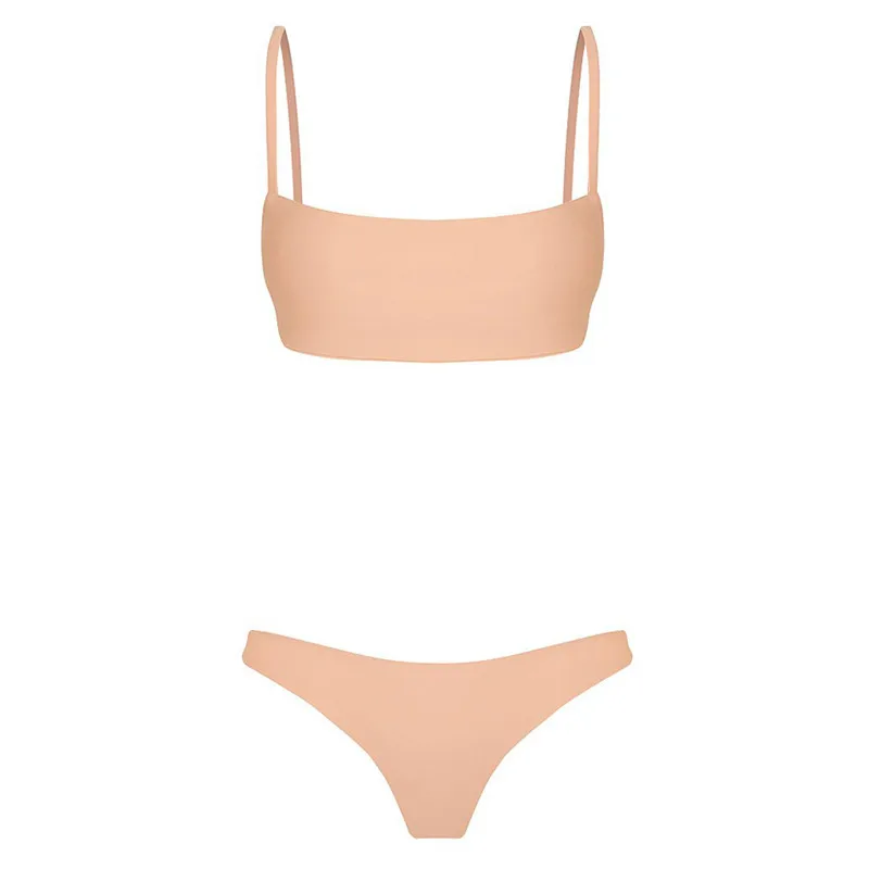 2019 Fashion Women Bandeau Bandage Bikini Set Push-Up Brazilian Swimwear Beachwear Swimsuit Bodysuit Beach Wear Beach A23# (6)