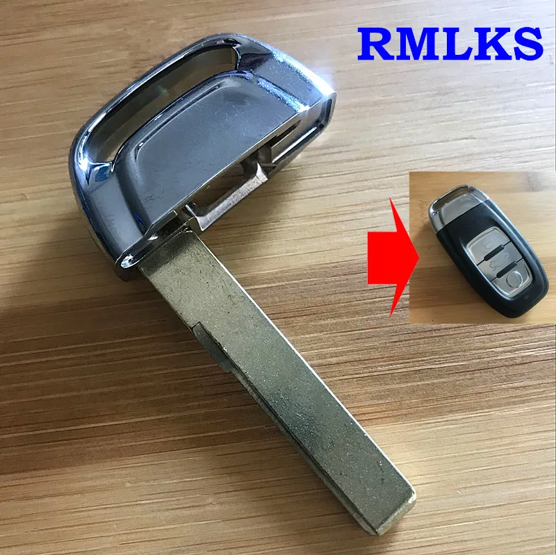 

Replacement Uncut Blank Insert Key Emergency Key For Audi A3 A4 A5 A6 A7 A8 Q5 Allroad Remote Key Blank HAA HU66 Blade