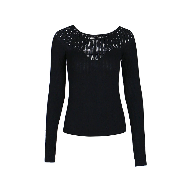 Women Mesh Hollow Out Yoga Top Full Sleeve Sport T Shirt Quick Dry Fitness Clothing Sports Gym Running Jogging Shirts Activewear