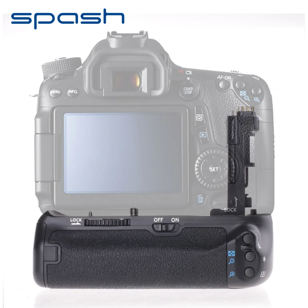 Spash multi-power pionowy uchwyt baterii do aparatu Canon EOS 70D 80D wymień BG-E14 bateria profesjonalna praca z LP-E6 Spash multi-power pionowy uchwyt baterii do aparatu Canon EOS 70D 80D wymień BG-E14 bateria profesjonalna praca z LP-E6