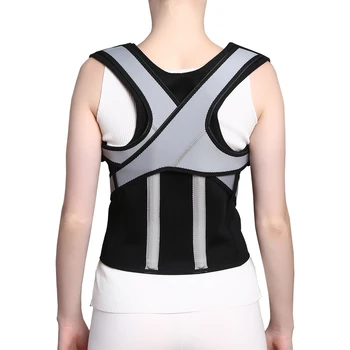 

1pcs Adjustable Posture Corrector Body Lumbar Back Shoulder Belt Brace Support
