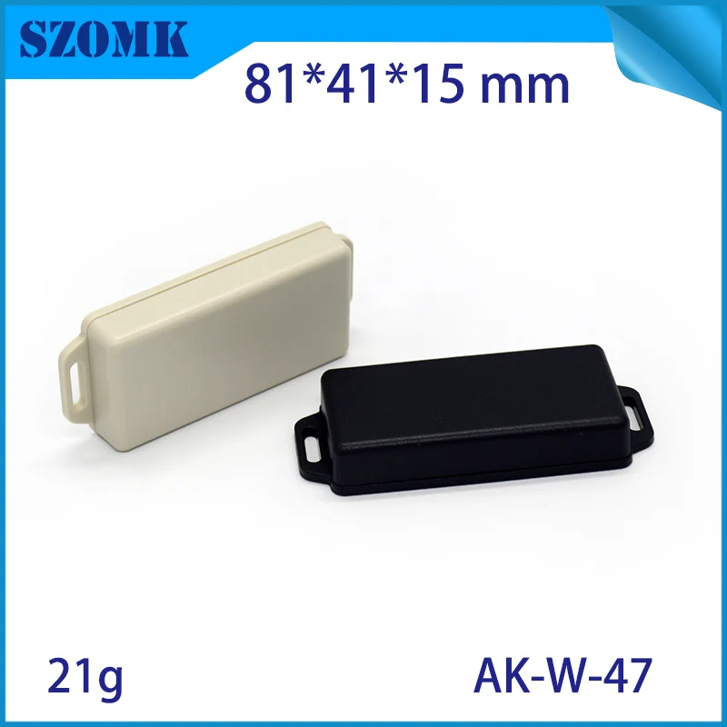 

1 piece free shipping box electric 81*41*15 mm 3.2*1.6*0.59 inch wall mount plastic box din enclosure