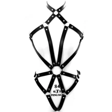 Кожаные ремни, полностью связывающее белье, набор уплотнительных колец, женские сексуальные корсеты, Клубные вечерние, танцевальные, праздничные, Хэллоуин, одежда в стиле Рейв, топы